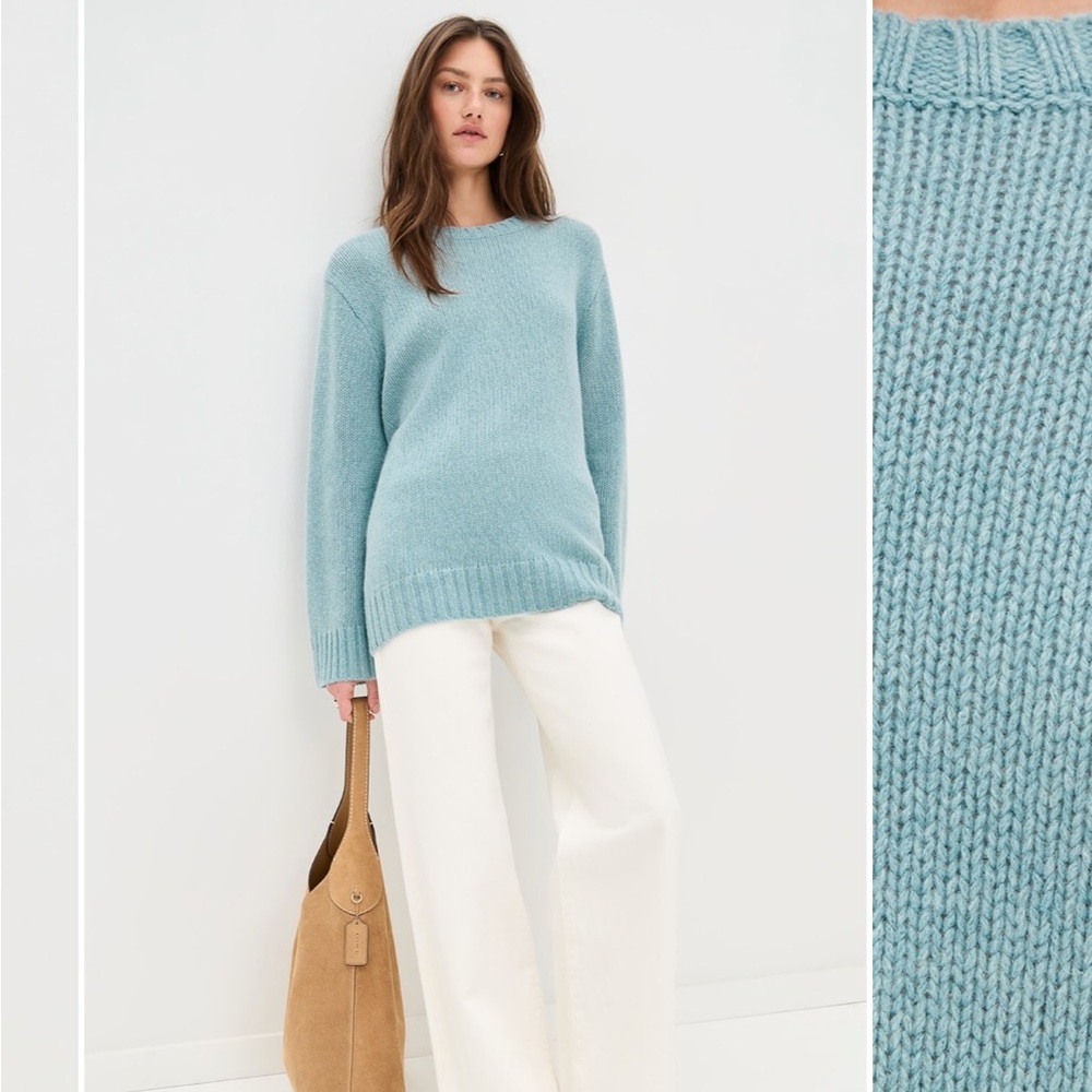 Jenni Kayne Amelia Cashmere Crew in Seashore